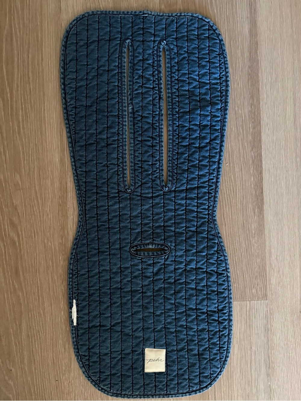 NWOT Pehr Reversible Denim Stroller Insert / Vintage Wash/Soft Indigo 👖 - Picture 3 of 3